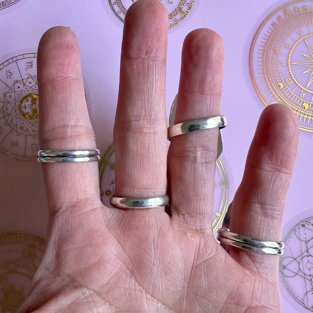 925 You Choose! Ornate Bumble Bee Jasper Ring 8, 8.75 - Picture 4 of 9
